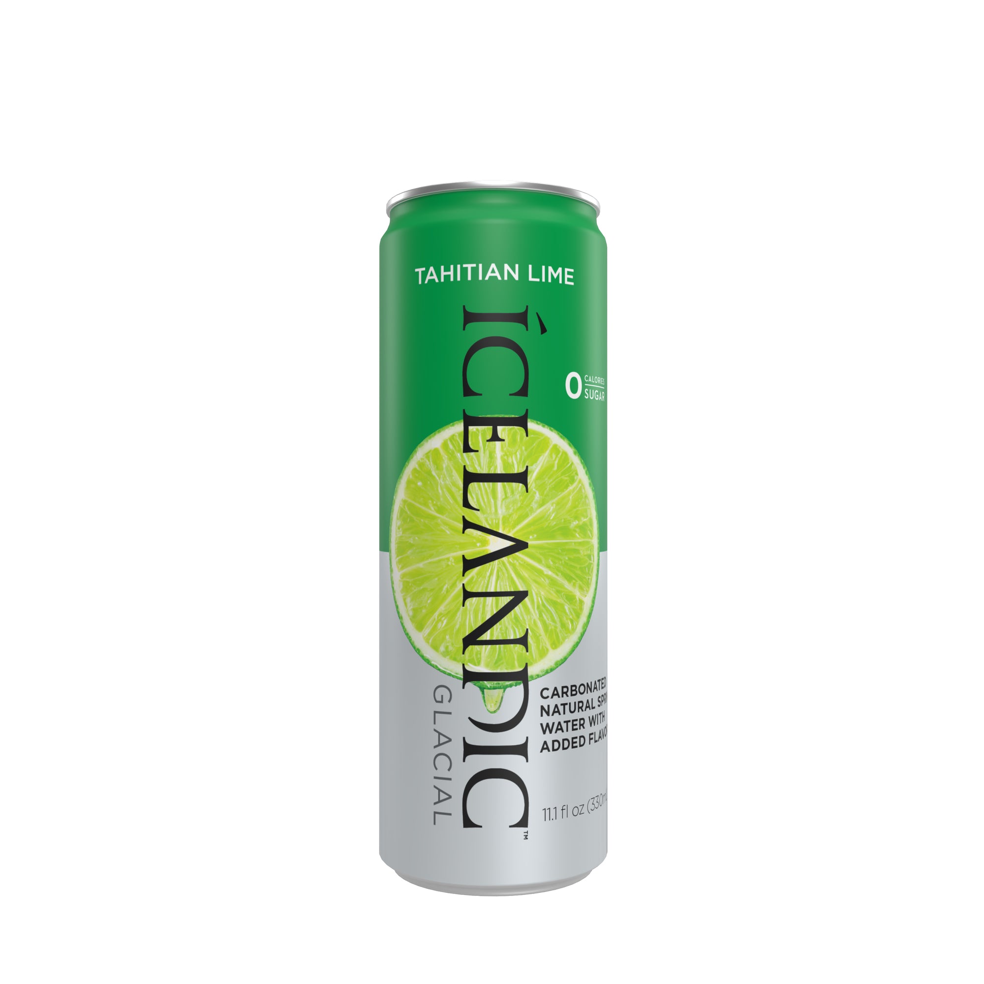 Icelandic Glacial Sparkling Tahitian Lime Water in Aluminum Cans (10 pack) - Icelandic Glacial