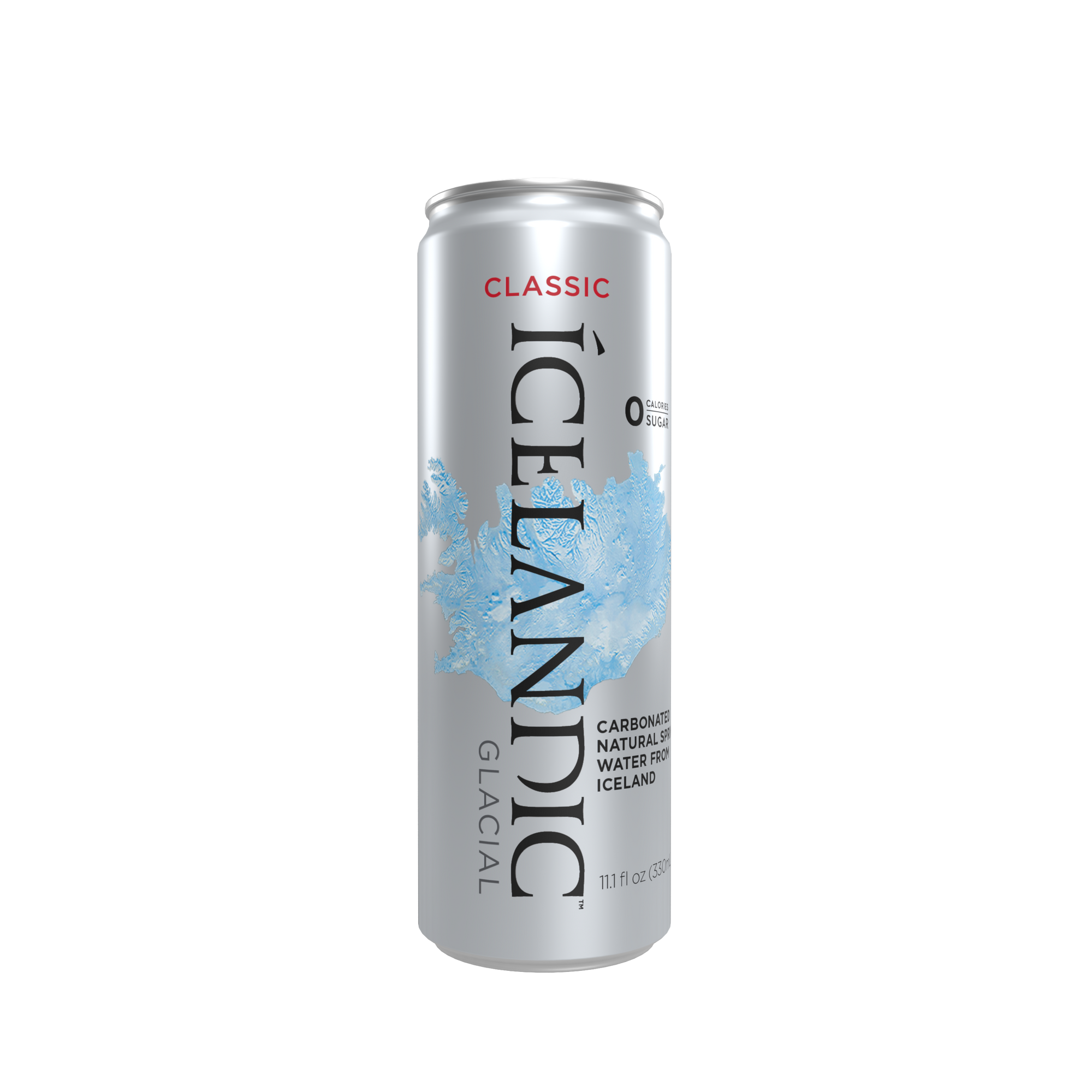Icelandic Glacial Carbonated Non-flavored Water in Aluminum Cans (30 pack) - Icelandic Glacial